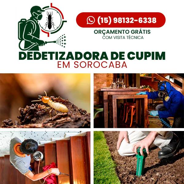 Dedetizadora Cupim em Sorocaba Dedetizadora Cupim em Sorocaba