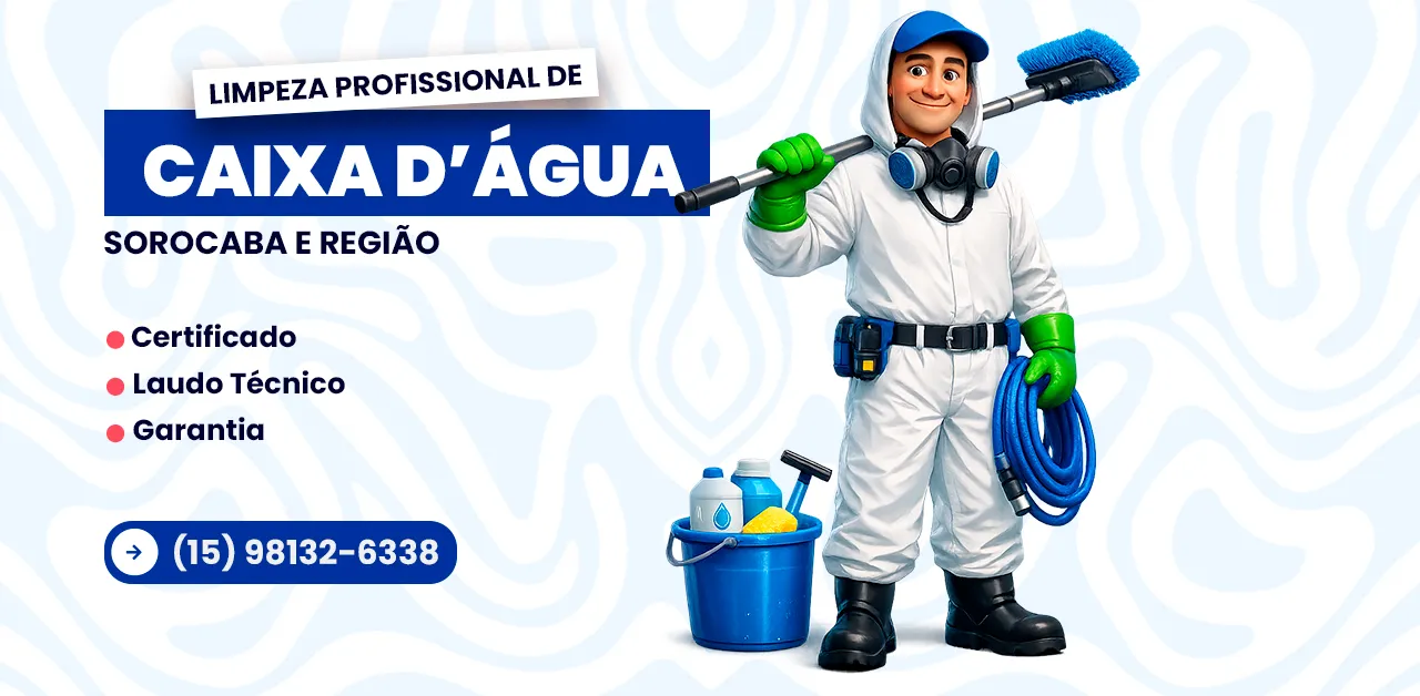 Higienização de Caixa d'Água em Cerquilho - SP