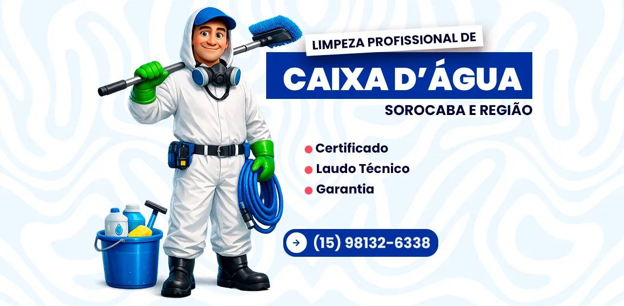 Limpeza de Caixa d'Água em Mairinque - SP