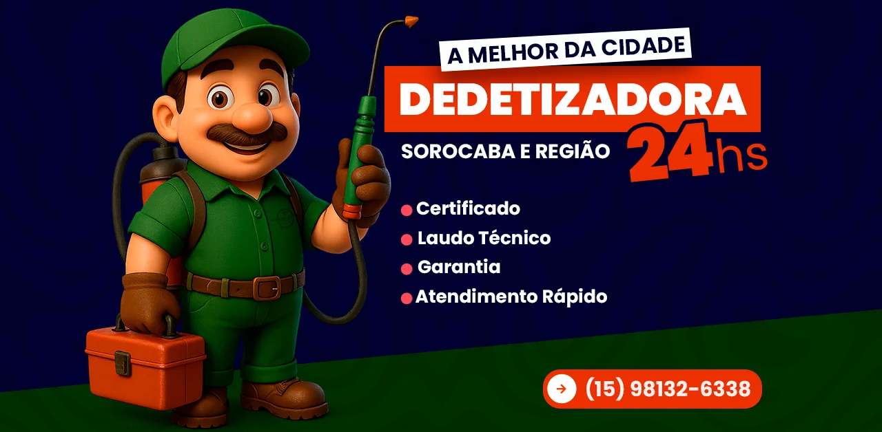 Empresa de Dedetização em Pilar do Sul - SP